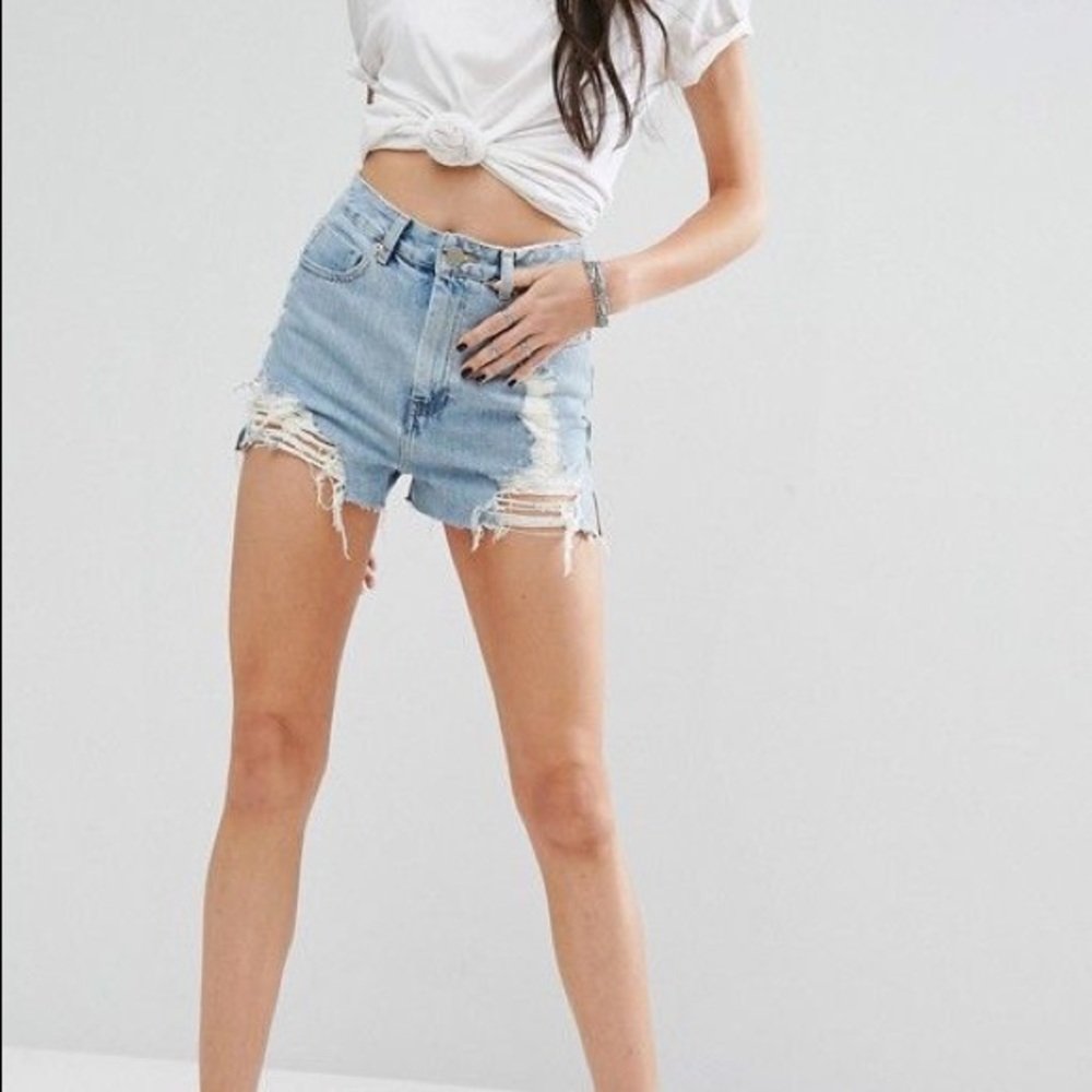 ASOS \\ Denim Ripped Shorts